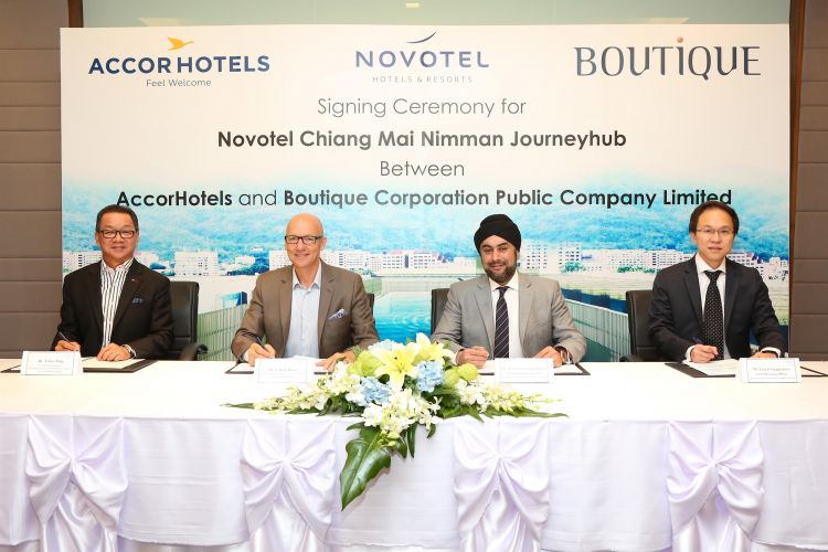 Boutique Corporation appoints AccorHotels to manage Novotel Chiang Mai Nimman Journeyhub
