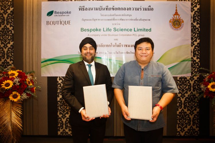 Boutique Corporation, RMUTL sign MOU to research and develop products for Thai traditional wellness based on hemp and cannabis