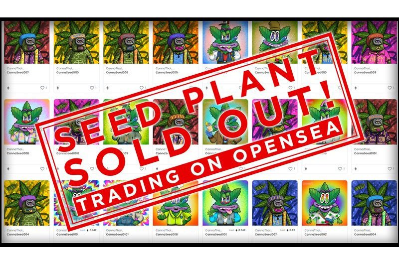 Boutique Corporation PCL sold out its first CannaThai420 NFT Collection on the Ethereum blockchain generating 41.58 Ethereum